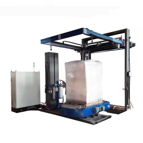 Envolvedora con plataforma giratoria - T1800FZ-PL-FM - SHANDONG  SINOLION  MACHINERY  CORP  LTD - automática / para palés / con cobertura superior de film sobre palet