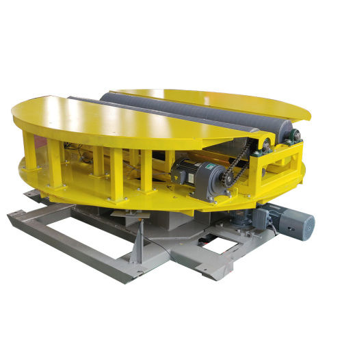 Mesa giratoria accionada por motor - SHANDONG  SINOLION  MACHINERY  CORP  LTD - horizontal / para la industria alimentaria / de grandes dimensiones