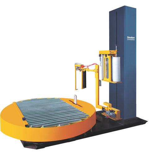 Envolvedora con plataforma giratoria - T1800FZ-PL - SHANDONG  SINOLION  MACHINERY  CORP  LTD - automática / para palés / con rodillos libres