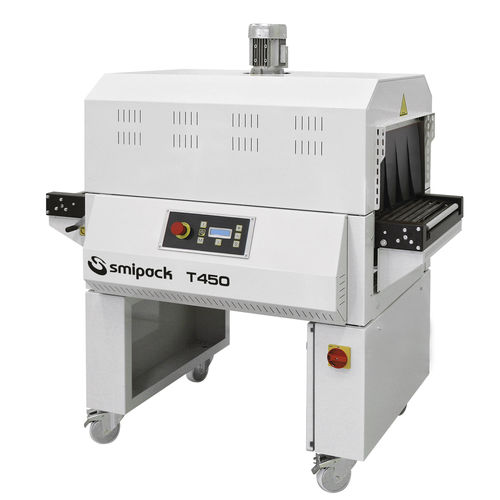 Túnel de retracción eléctrico - T450 series - Smipack S.p.A. - para embalaje adicional / para la industria farmacéutica / para la industria agroalimentaria