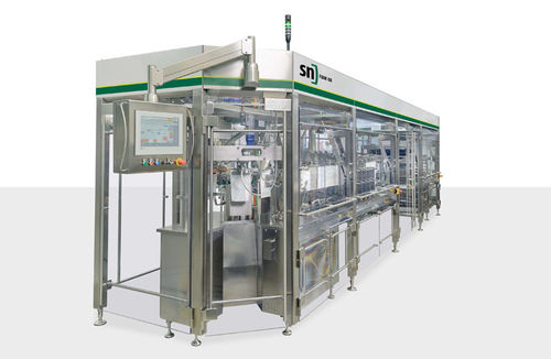 Máquina de embalaje automática - FMH 80 - SN Maschinenbau GmbH - horizontal / para productos higiénicos / para la industria agroalimentaria