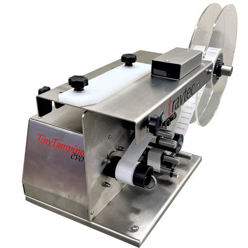 Máquina de etiquetado a prueba de manipulación - Tiny Tampino EVO - Travtec Group - semiautomática / de cartón / para cajas