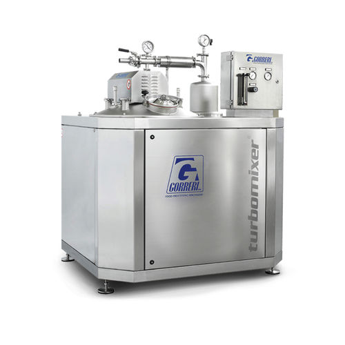 Emulsificador vertical - TurboMixer GTM 1100 - UNIMIXER SYSTEM S.r.l. - para la industria agroalimentaria / turbo / de acero inoxidable