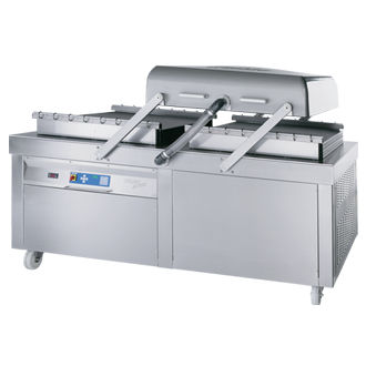 Máquina de acondicionamiento de vacío - SD 1000 - KOMET Maschinenfabrik GmbH - de doble campana / para productos alimentarios / para la industria agroalimentaria