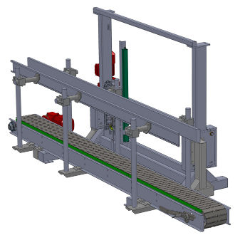 Cinta transportadora de acero inoxidable - VCG Flüssigkeitsfüllmaschinen GmbH - de carbono / de bolsas / para cajas