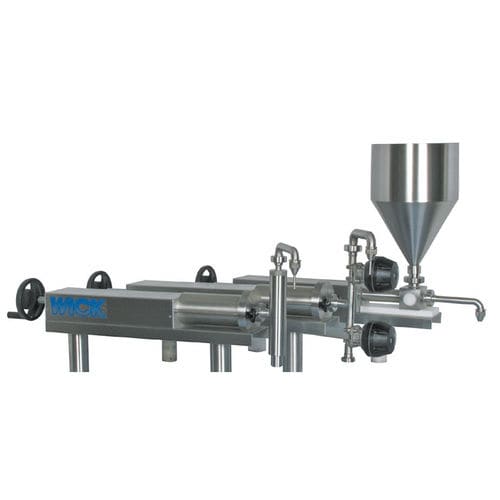 Llenadora semiautomática - PD series - WICK-Machinery GmbH - de botellas / de latas / de vasos