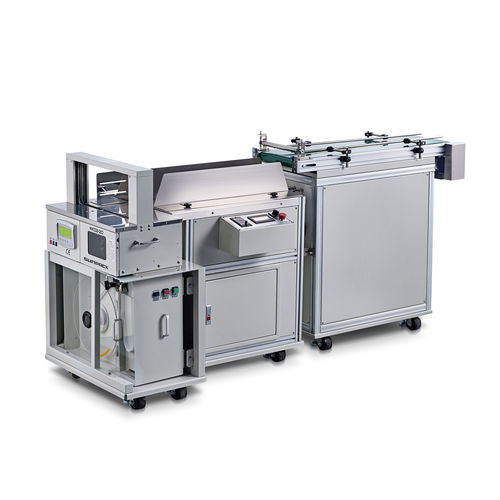 Máquina de colocación de cinta automática - WK-02-30SF - DONGGUAN XUTIAN MACHINE CO.LTD. - de película OPP / en línea / con transportador de cinta