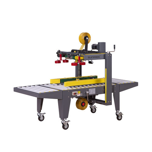 Precintadora de cajas de cartón cinta adhesiva - XT-554TS - DONGGUAN XUTIAN MACHINE CO.LTD. - semiautomática