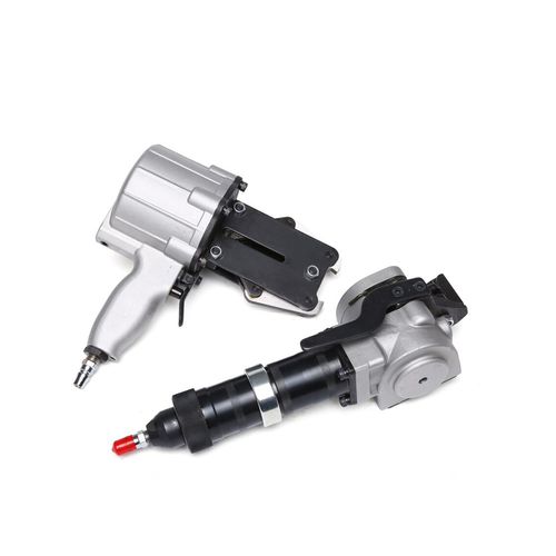 Aparato flejador manual - DYA-32 - DONGGUAN XUTIAN MACHINE CO.LTD. - neumático / para cinta de flejado de acero / con sellado