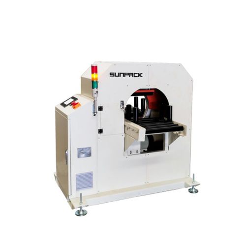 Envolvedora horizontal - MH-201 - DONGGUAN XUTIAN MACHINE CO.LTD. - enteramente automática / para aplicaciones industriales / con transportador