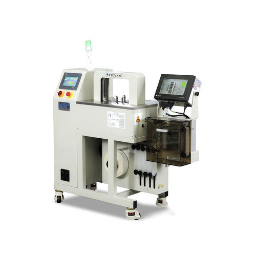 Máquina de colocación de cinta automática - WK35-50CR - DONGGUAN XUTIAN MACHINE CO.LTD. - de película OPP / en línea / con pantalla táctil