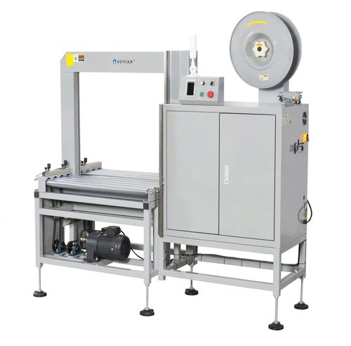 Flejadora automática - Q8YA - DONGGUAN XUTIAN MACHINE CO.LTD. - para mercaderías / para cintas de flejado de polipropileno / 220 V monofásico
