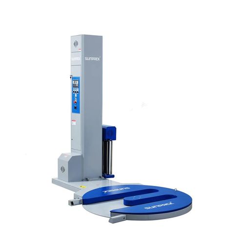 Enfundadora automática - XT-4505M-1 - DONGGUAN XUTIAN MACHINE CO.LTD. - para palés / con plataforma giratoria