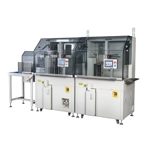Máquina de colocación de cinta automática - WK02-30BMB - DONGGUAN XUTIAN MACHINE CO.LTD. - de película OPP / en línea / con transportador de cinta