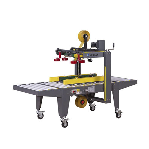 Precintadora de cajas de cartón cinta adhesiva - XT-553RL - DONGGUAN XUTIAN MACHINE CO.LTD. - semiautomática