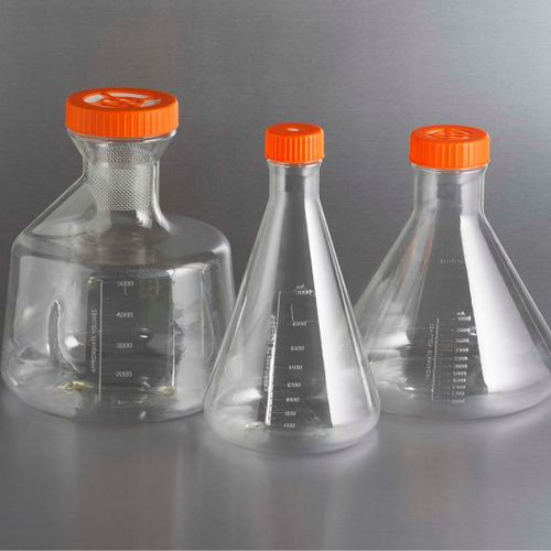 Matraz Erlenmeyer - Corning® - Corning Life Sciences - de agitación / de PET / para laboratorio