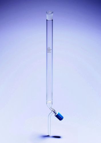 Columna de cromatografía de vidrio borosilicato - CR series - SciLabware Limited