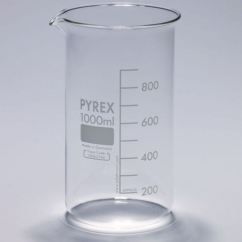 Vaso de precipitados graduado - 1015 series - SciLabware Limited - de vidrio