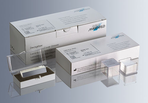 Laminilla cubreobjetos para microscopio - 0101 series - Paul Marienfeld GmbH & Co. KG