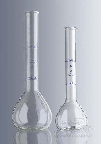 Matraz aforadas - 50 - 220 ml - Paul Marienfeld GmbH & Co. KG - de vidrio borosilicato / para titulación