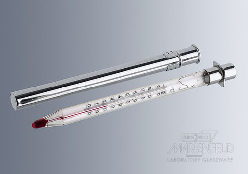 Termómetro de dilatación de líquido - -10 °C ... +100 °C - Paul Marienfeld GmbH & Co. KG - analógico / para montaje en superficie / industrial