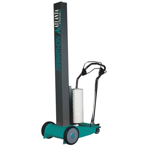 Envolvedora semiautomática - Marathon - Atlanta Packaging UK LTD - con freno mecánico / para palés / móvil