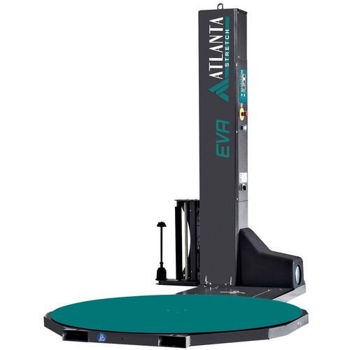 Envolvedora con plataforma giratoria - Eva - Atlanta Packaging UK LTD - semiautomática / con freno mecánico / para palés