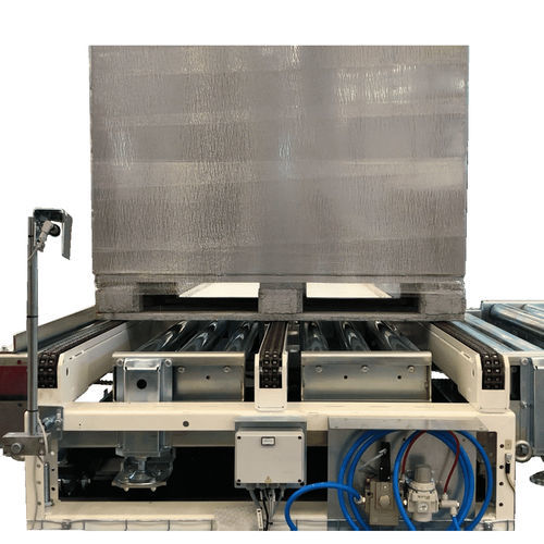 Transportador de rodillos - Atlanta Packaging UK LTD - con cadena / de transporte / desviador