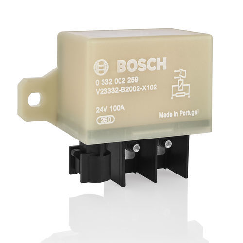 Relé electromecánico 24 Vcc - 0332002259 - Robert Bosch GmbH - 2NA / de potencia / de tornillo