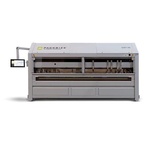 Máquina de fabricación de cajas automática - EM7 - Packsize International - ondulada