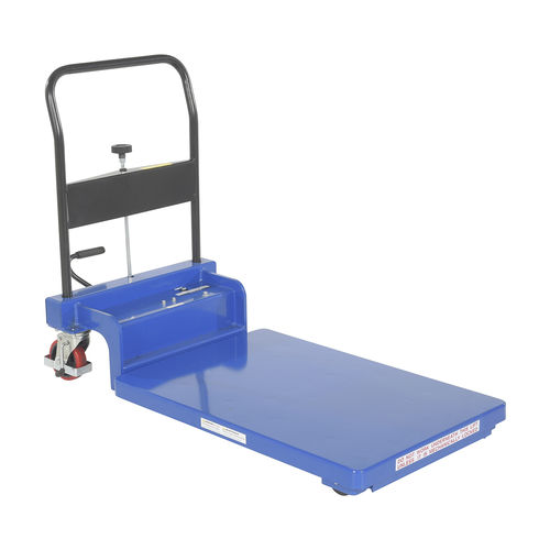 Mesa elevadora de tijera - CART-LP-AS series - Vestil Manufacturing - manual / móvil / extraplana