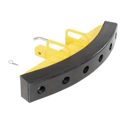 Bumper de caucho - RPB-2 - Vestil Manufacturing - de acero / antichoques