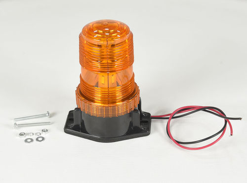 Avisador luminoso de destellos - LT-RC5-FSL-AM - Vestil Manufacturing - LED / 110 V CC / policarbonato
