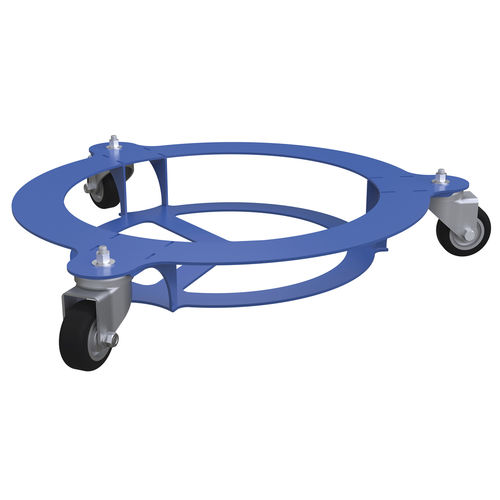 Plataforma rodante de metal - KT-D-16-200-BL - Vestil Manufacturing - circular / para barriles