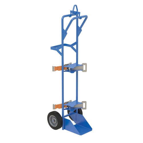 Carretilla de almacén portabotellas - CYHT-OL-9-150 - Vestil Manufacturing - de acero