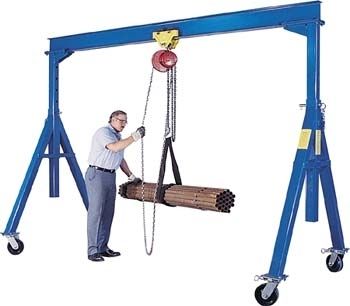 Pórtico con ruedas - FHS, AHS series - Vestil Manufacturing - para taller