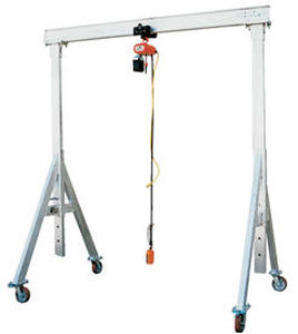 Pórtico con ruedas - AHA SERIES - Vestil Manufacturing - para taller / de aluminio