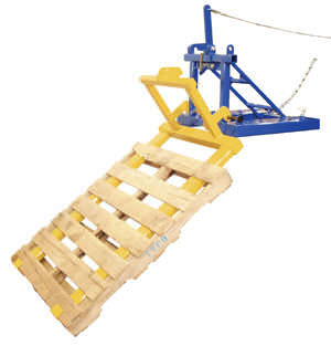 Volteador mecánico - PAL-D/R  - Vestil Manufacturing - de palés / para carretilla elevadora