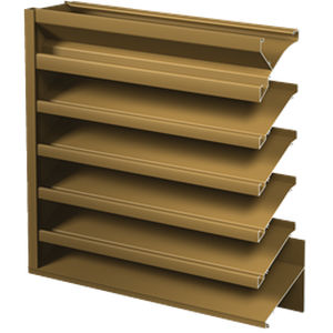 Rejilla de ventilación de aluminio - ESD-635 - Greenheck - cuadrada