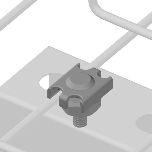 Elemento de fijación para canaletas de cables - FAS series - VALDINOX - de acero inoxidable