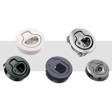 Pestillo de impacto - M1 series - Southco Asia Ltd - de acero inoxidable / a ras / invisible