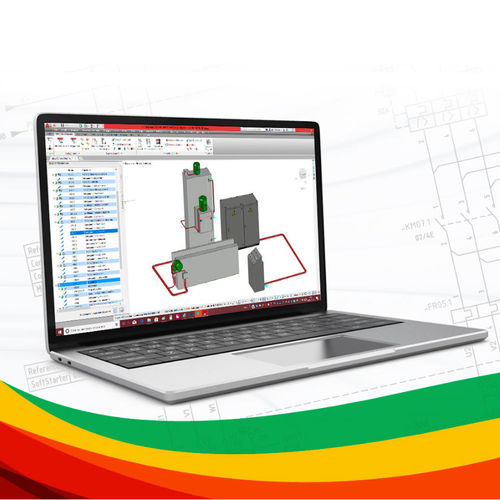 Software CAD eléctricos - SPAC automazione - SDProget - de red eléctrica / industrial / para de diseño de sistemas eléctricos