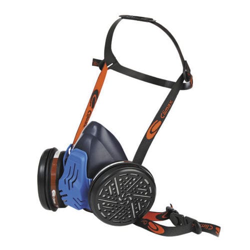 Máscara de protección semimáscara - 757 S - Productos Climax - reutilizable / de 2 filtros / con sujeción posterior