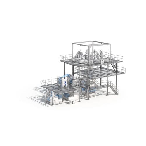 Línea de extrusión de película soplada - EVO Aqua Cool - Reicofil - para termoplásticos