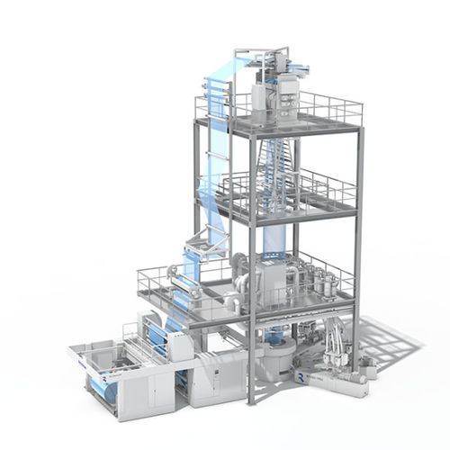 Línea de extrusión de película soplada - EVO Bio - Reicofil - para termoplásticos