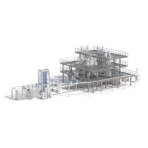 Línea de extrusión de placas - Reicofil - para termoplásticos