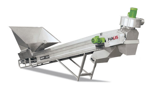 Transportador de banda - BKP-821 - HAUS CENTRIFUGE TECHNOLOGIES - inclinado / para alimentos / para la industria alimentaria