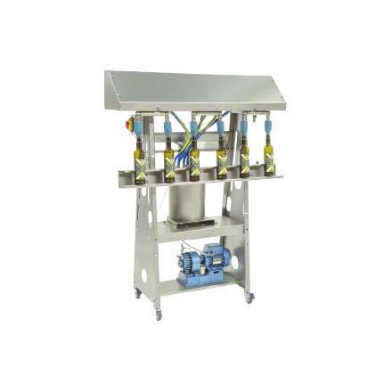 Llenadora semiautomática - SPEEDY OIL SV - Mori-Tem - para botellas de vidrio / de líquidos / para la industria agroalimentaria