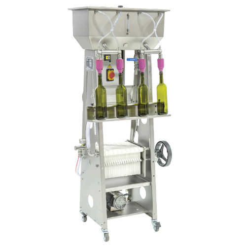 Llenadora semiautomática - FILTRARIEMPI - Mori-Tem - para botellas de vidrio / para vino / multicabezal