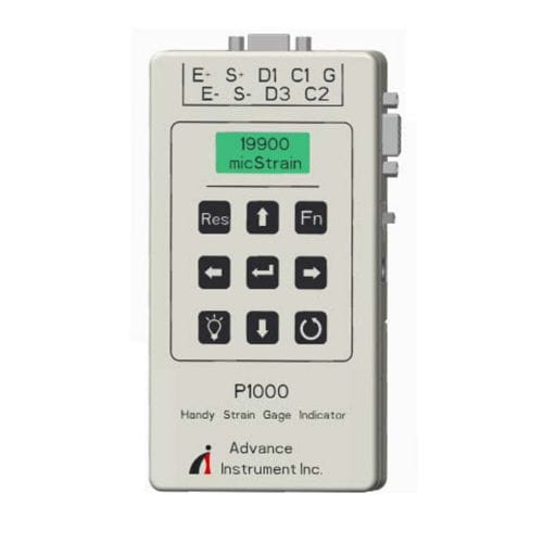 Indicador digital - P1000  - Advance Instrument Inc. - de mano / para galga extensiométrica